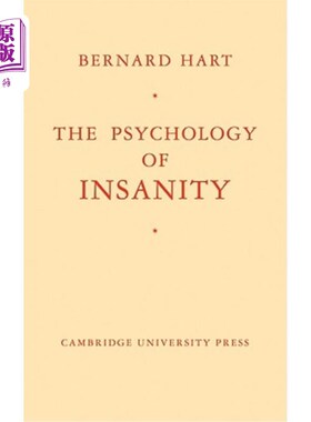 海外直订医药图书The Psychology of Insanity 精神错乱的心理学