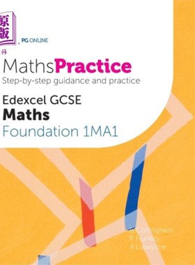 海外直订MathsPractice Edexcel GCSE Maths Foundation 1MA1 MathsPractice Edexcel GCSE Maths Foundatio