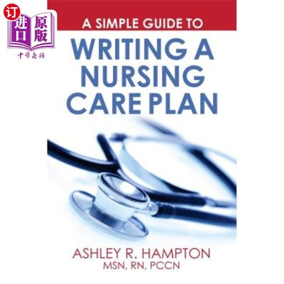 海外直订医药图书A Simple Guide to Writing a Nursing Care Plan 编写护理计划的简单指南