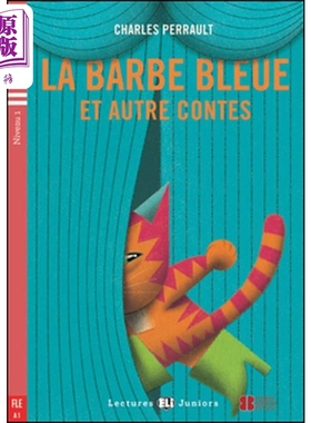 蓝胡子ELI Teen Readers French A1: La Barbe Bleue et autre contes 含音频 法文原版 法语学习分级阅读读物【中商原版】
