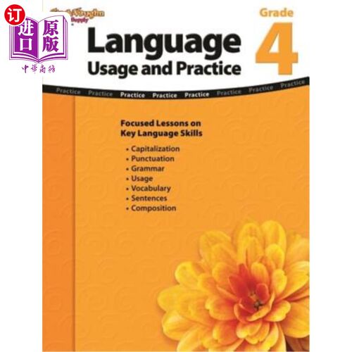 海外直订Language: Usage and Practice: Reproducible Grade 4 语言:用法和实践:可重复4级