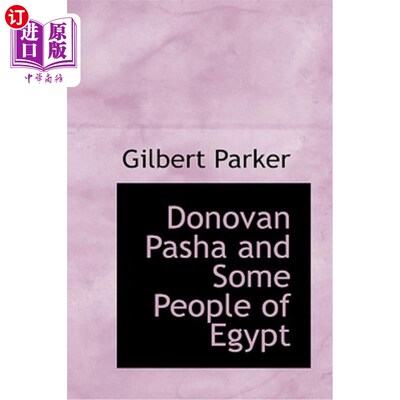 海外直订Donovan Pasha and Some People of Egypt 多诺万·帕夏和埃及的一些人