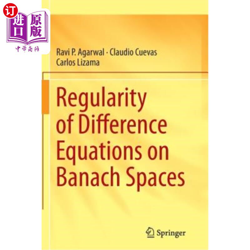 海外直订Regularity of Difference Equations on Banach Spaces Banach空间上差分方程的正则性