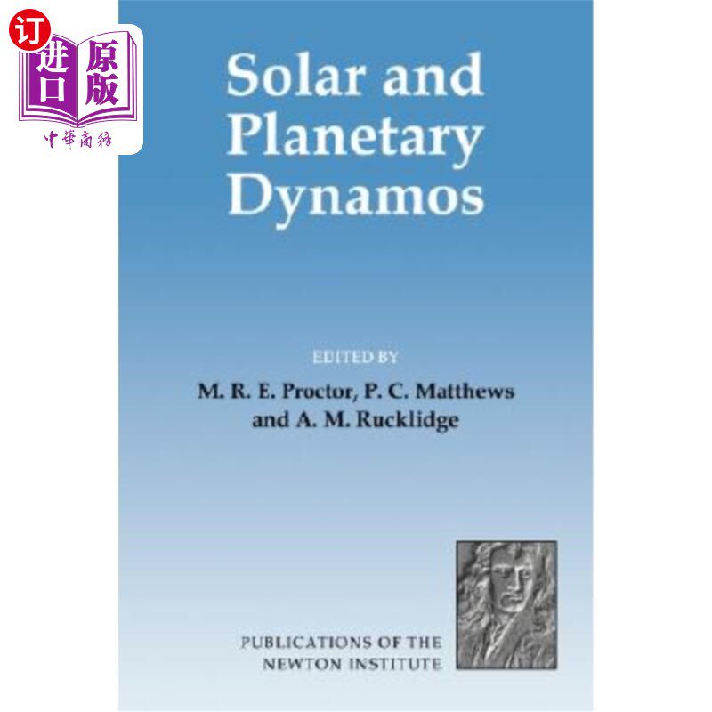 海外直订Solar and Planetary Dynamos 太阳能和行星发电机