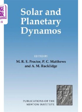 海外直订Solar and Planetary Dynamos 太阳能和行星发电机