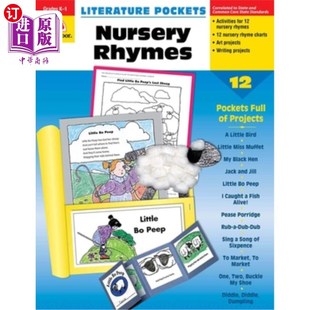 Teacher Pockets Grade 海外直订Literature Resource 幼儿园 Rhymes 童谣 Nursery 一年级教 Kindergarten 文学口袋