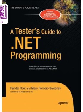 海外直订A Tester's Guide to .Net Programming 测试人员的测试指南。Net编程
