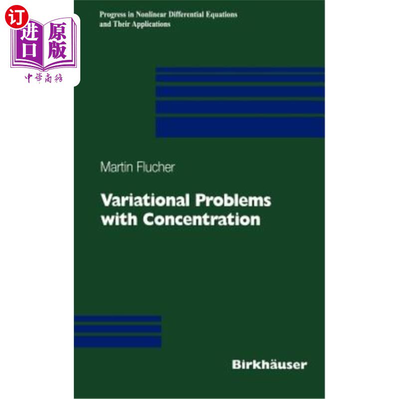 海外直订Variational Problems with Concentration 关于集中的变分问题
