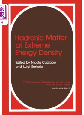 海外直订Hadronic Matter at Extreme Energy Density 极端能量密度下的强子物质