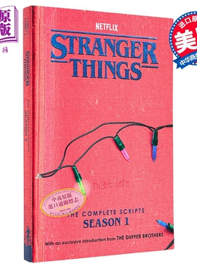 预售 怪奇物语剧本书1 英文原版 Stranger Things Scripts 怪奇物语周边 可搭怪奇物语立体书怪奇物语设定集小说 怪奇物语官方周边