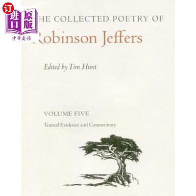 海外直订Collected Poetry of Robinson Jeffers Vol 5 《鲁滨逊·杰弗斯诗集》第五卷