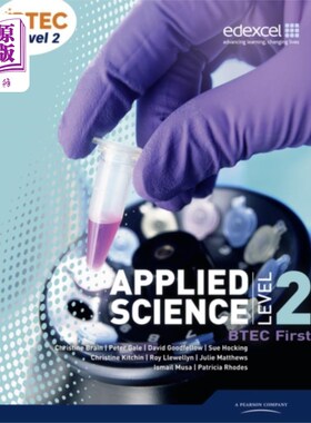 海外直订BTEC Level 2 First Applied Science Student Book BTEC 2级第一应用科学学生书