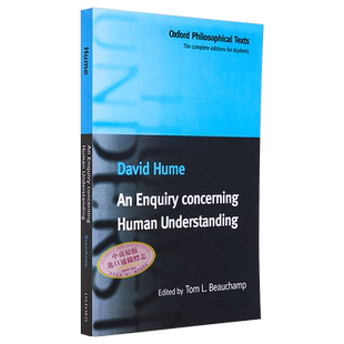 预售 人类理解研究 英文原版 An Enquiry Concerning Human Understanding Revised David Hume【中商原版】