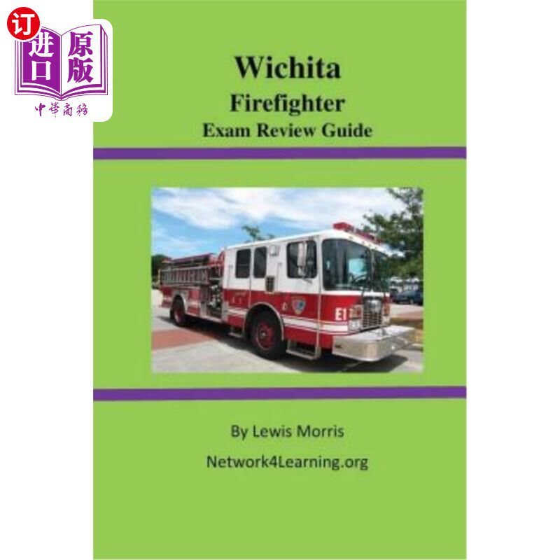 海外直订Wichita Firefighter Exam Review Guide 威奇托消防员考试复习指南