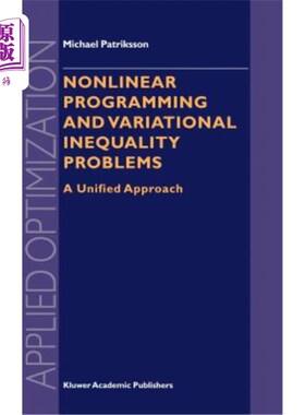 海外直订Nonlinear Programming and Variational Inequality Problems: A Unified Approach 非线性规划与变分不等式问题:一