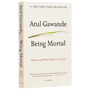 现货 【中商原版】最好的告别:关于衰老与死亡,你必须知道的常识 英文原版 Being Mortal Atul Gawande