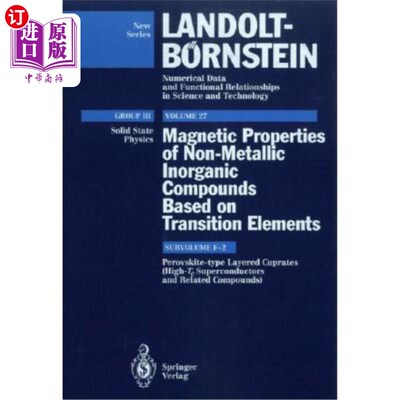 海外直订Perovskite-Type Layered Cuprates (High-Tc Superconductors and Related Compounds) 钙钛矿型层状铜氧化物（高温