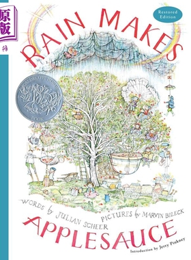 凯迪克奖得主Marvin Bileck 雨水滋养的苹果酱 Rain Makes Applesauce 英文原版 进口图书 儿童睡前故事绘本读物【中商原版】