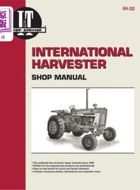 海外直订International Harvester Shop Manual Series 706 756 806 856 1206 + 国际收割机车间手册系列706 756 806 856 120