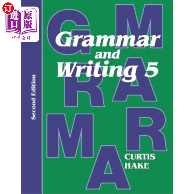 海外直订Grammar & Writing Student Textbook Grade 5 2nd Edition 2014 2014年第二版五年级学生语法与写作教材
