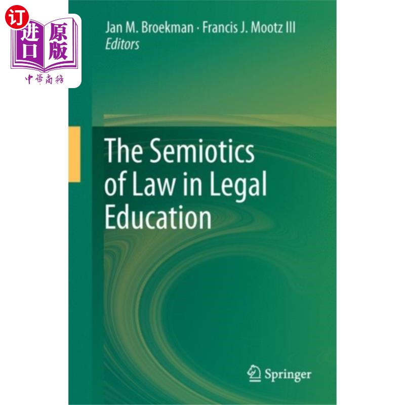 海外直订Semiotics of Law in Legal Education法律教育中的法律符号学