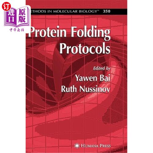 海外直订Protein Folding Protocols 蛋白质折叠方案