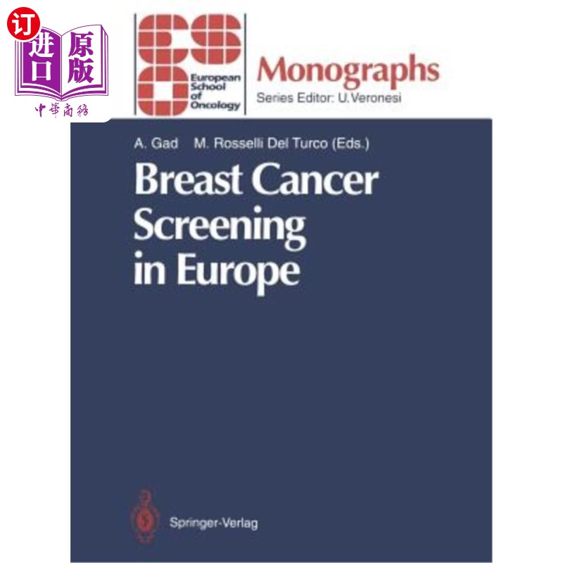 海外直订医药图书Breast Cancer Screening in Europe 欧洲的乳腺癌筛查