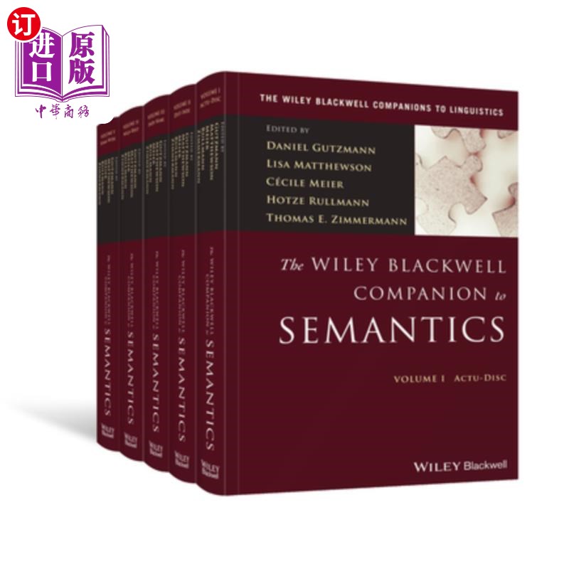 海外直订The Wiley Blackwell Companion to Semantics 威利·布莱克威尔语义学伴侣