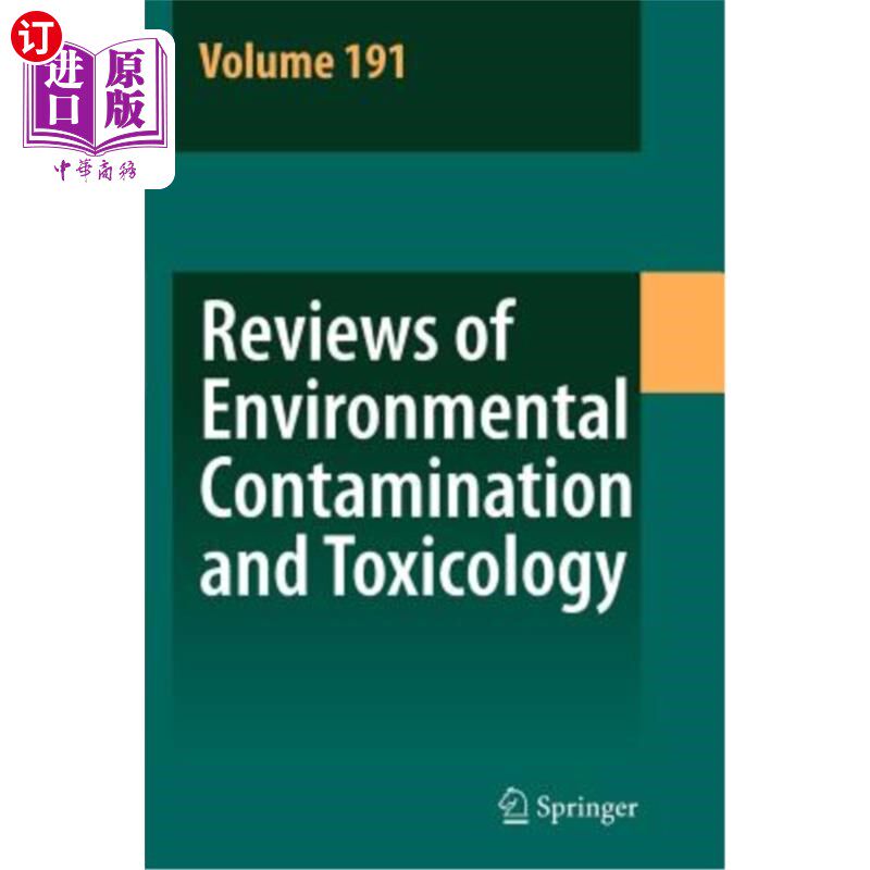 海外直订Reviews of Environmental Contamination and Toxicology 191 环境污染与毒理学综述