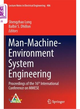 海外直订Man-Machine-Environment System Engineering: Proceedings of the 16th Internationa 人机环境系统工程：第16届Mm