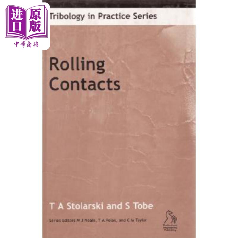现货 滚动接触 Rolling Contacts 英文原版 T. A. Stolarski 中商原版