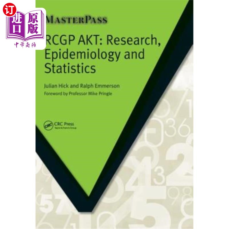 海外直订Rcgp Akt: Research, Epidemiology and Statistics Rcgp Akt:研究、流行病学和统计学