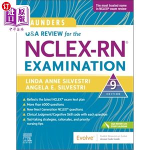 海外直订医药图书Saunders Q & A Review for the Nclex-Rn(r) Examination Nclex-Rn(r)考试桑德斯问答复习