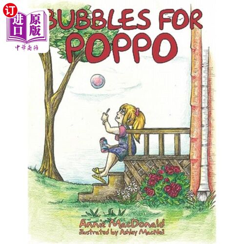 海外直订Bubbles for Poppo 波波的泡泡