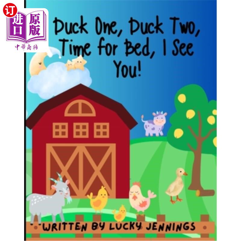 海外直订Duck One, Duck Two, Time for Bed, I See You! 鸭子一号,鸭子二号,该睡觉了,我看见你了!