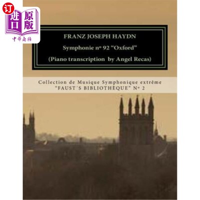 海外直订Haydn Symphonie n° 92 