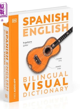 2024年新版DK双语图解词典 西班牙语 英语 英文原版 Spanish English Bilingual Visual Dictionary 商务字词典【中商原版】