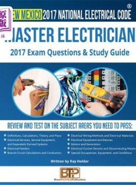 海外直订New Mexico 2017 Master Electrician Study Guide 新墨西哥州2017年电工硕士学习指南