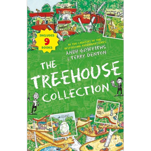 英文原版 The  Storey Treehouse 小屁孩树屋历险记系列 英文原版 疯狂树屋历险记 6-12岁 儿童章节冒险故事书【中商原版】