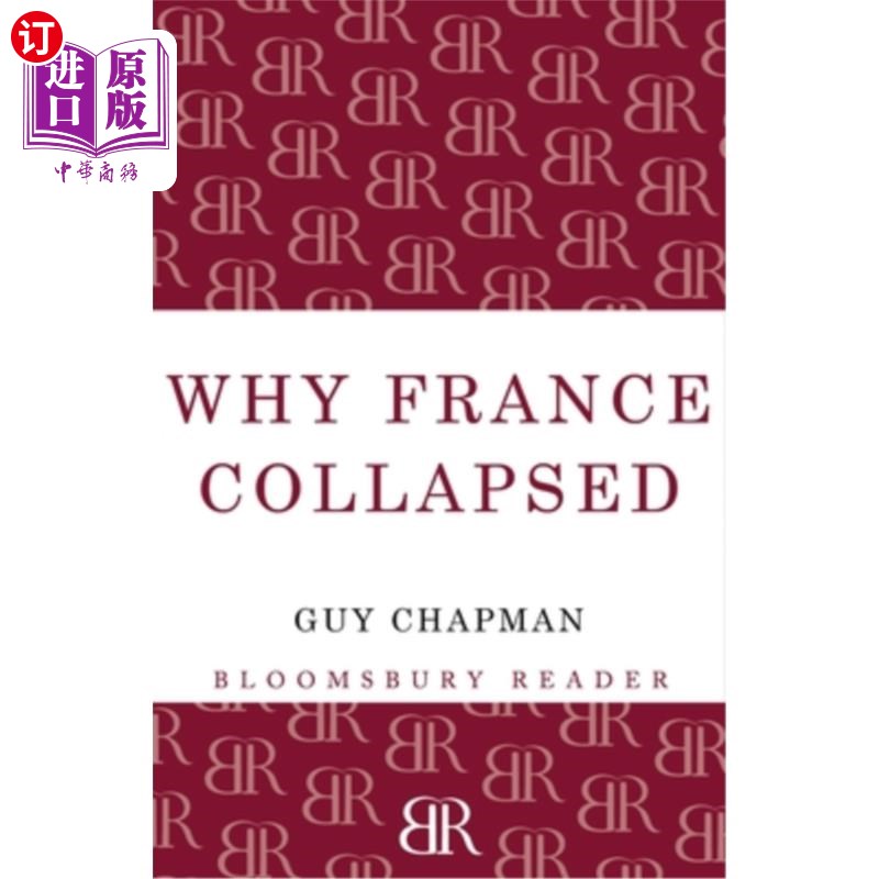 海外直订Why France Collapsed 为什么法国崩溃