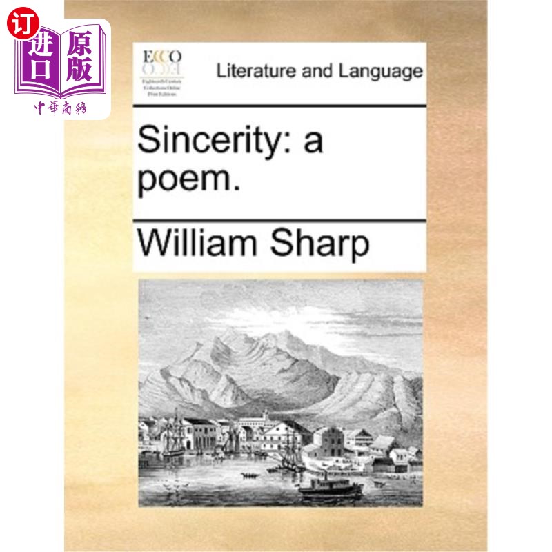 海外直订Sincerity: A Poem. 真诚:一首诗。