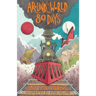 中学生文学经典 八十天环游地球 英文原版 Junior Classics  Around the World in Eighty Days Jules Verne【中商原版】