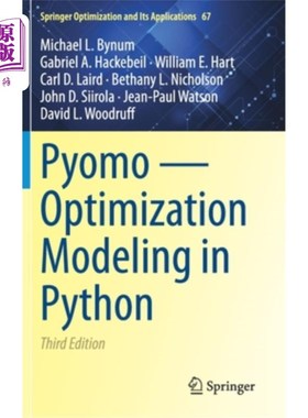 海外直订Pyomo -- Optimization Modeling in Python Pyomo——Python中的优化建模