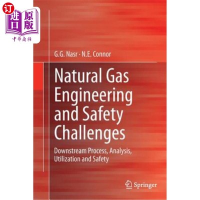 海外直订Natural Gas Engineering and Safety Challenges: Downstream Process, Analysis, Uti 天然气工程与安全挑战:下游