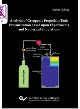 海外直订Analysis of Cryogenic Propellant Tank Pressurization based upon Experiments and  基于实验和数值模拟的低温推