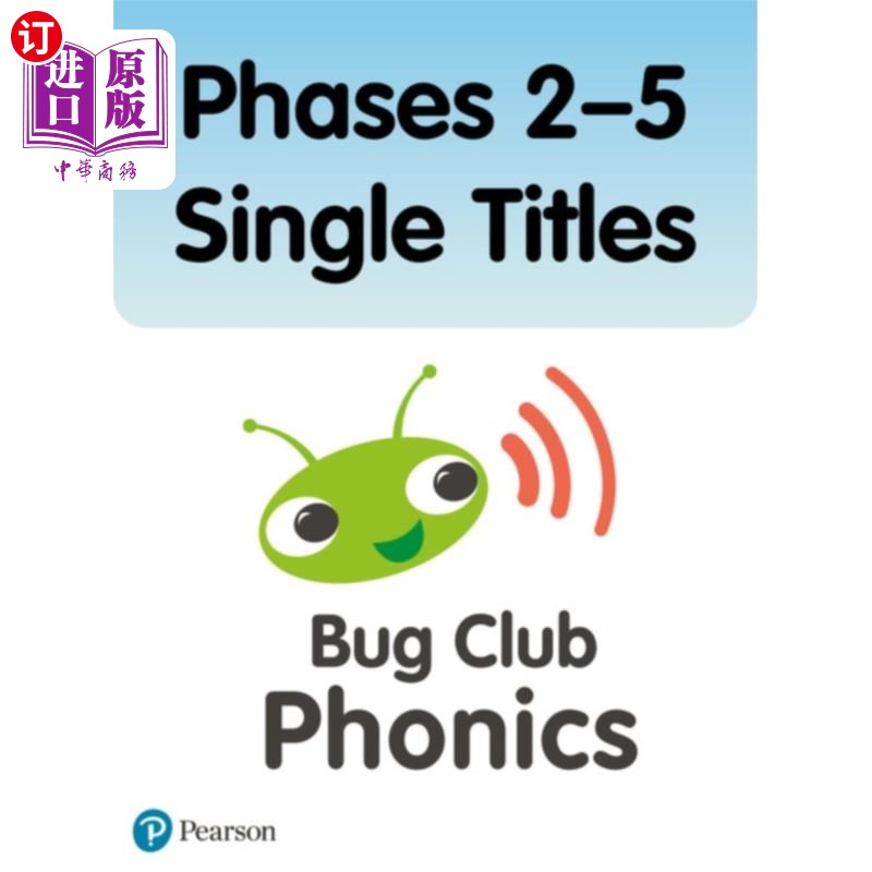 海外直订Bug Club Phonics Phases 2-5 Single Titles (79 bo... Bug Club自然发音2-5阶段单书名(79本书)