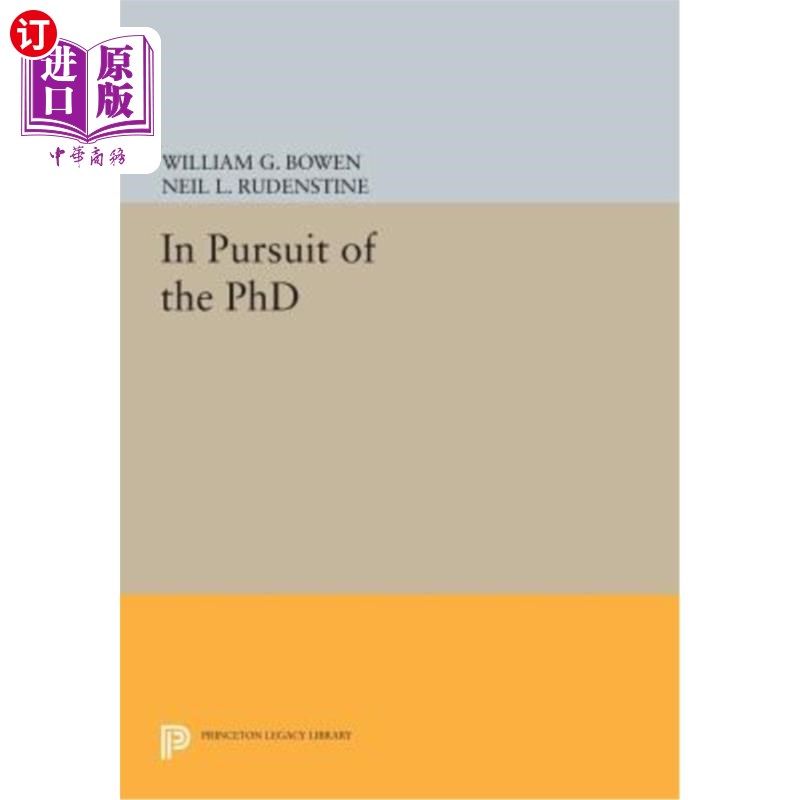 海外直订in pursuit of the phd 攻读博士学位