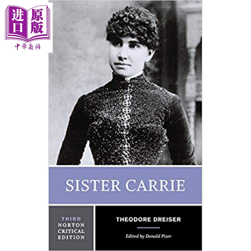 现货 sister carrie 英文原版 嘉莉妹妹 theodore dreiser【中商原版