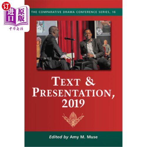 海外直订Text & Presentation, 2019 文本与演示，2019年