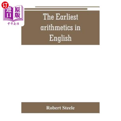 海外直订The Earliest arithmetics in English 英语中最早的算术